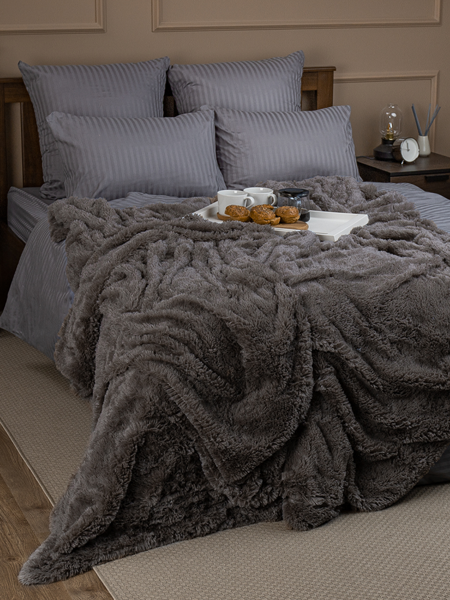 картинка Плед Buenas Noches искусст мех TF F072BR2 2224 ДВ 18-1017 