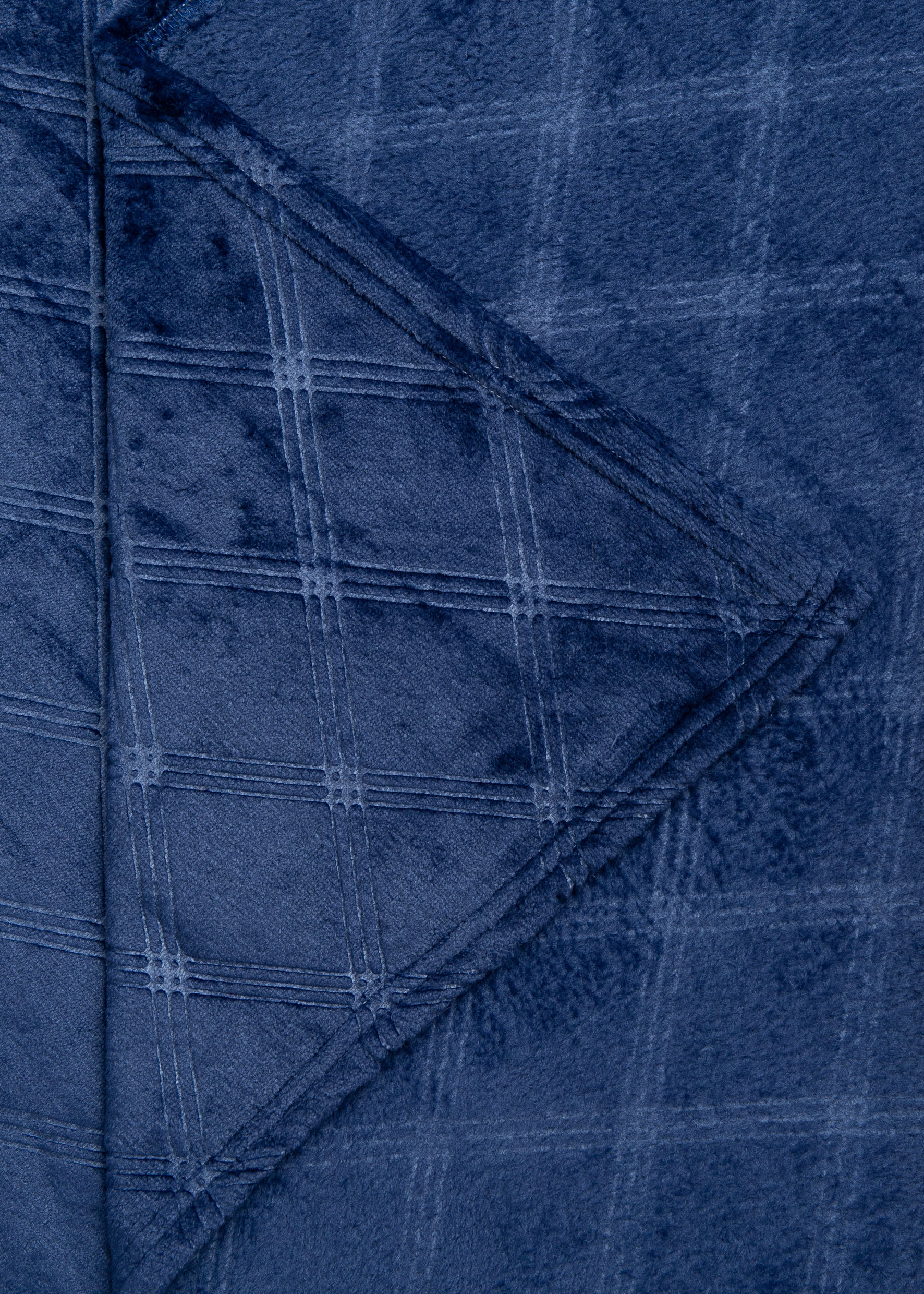 картинка Плед Texrepublic TF FNE DKBL 1520 c-клетка 19-4027 