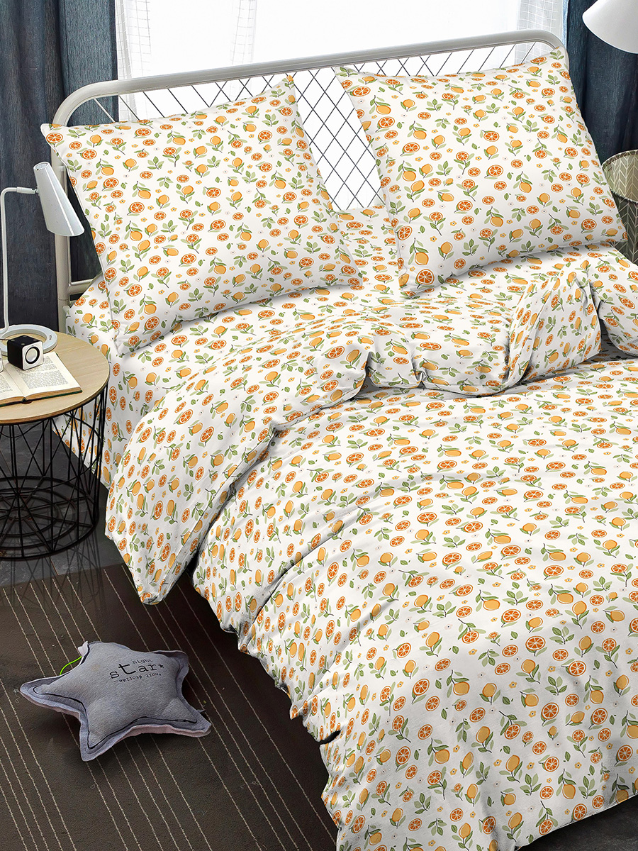 картинка Постельное бельё Amore Mio BZ Oranges EURO M 