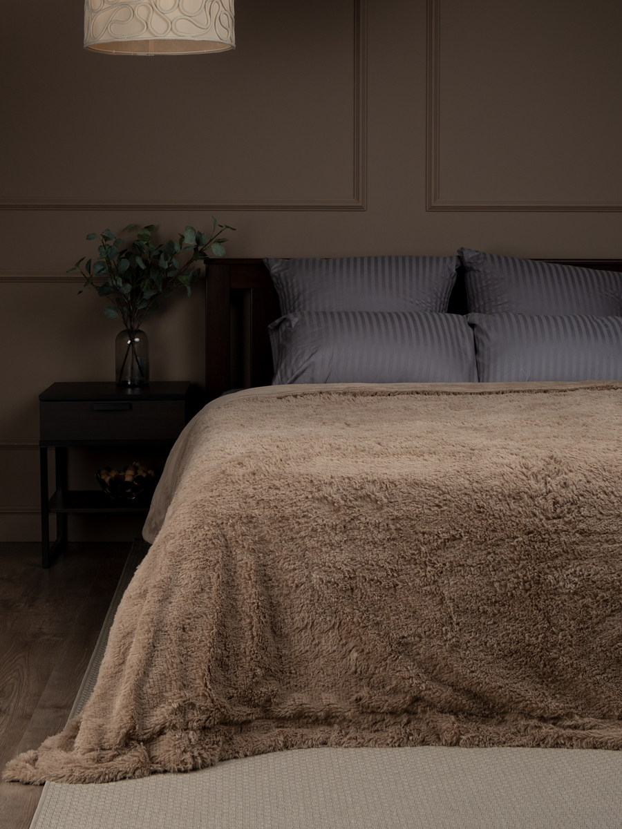 картинка Плед Buenas Noches искусст мех TF F072BE-GY1 1622 ДВ 16-1320 