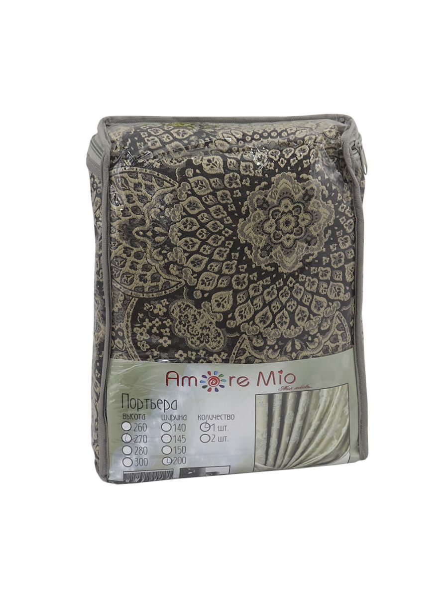 картинка Штора Amore Mio RR 90021-8 2,0*2,7*1 венге 