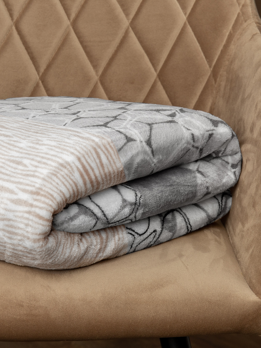 картинка Плед Texrepublic TF FN F14 b1520 Камешки и полосы 