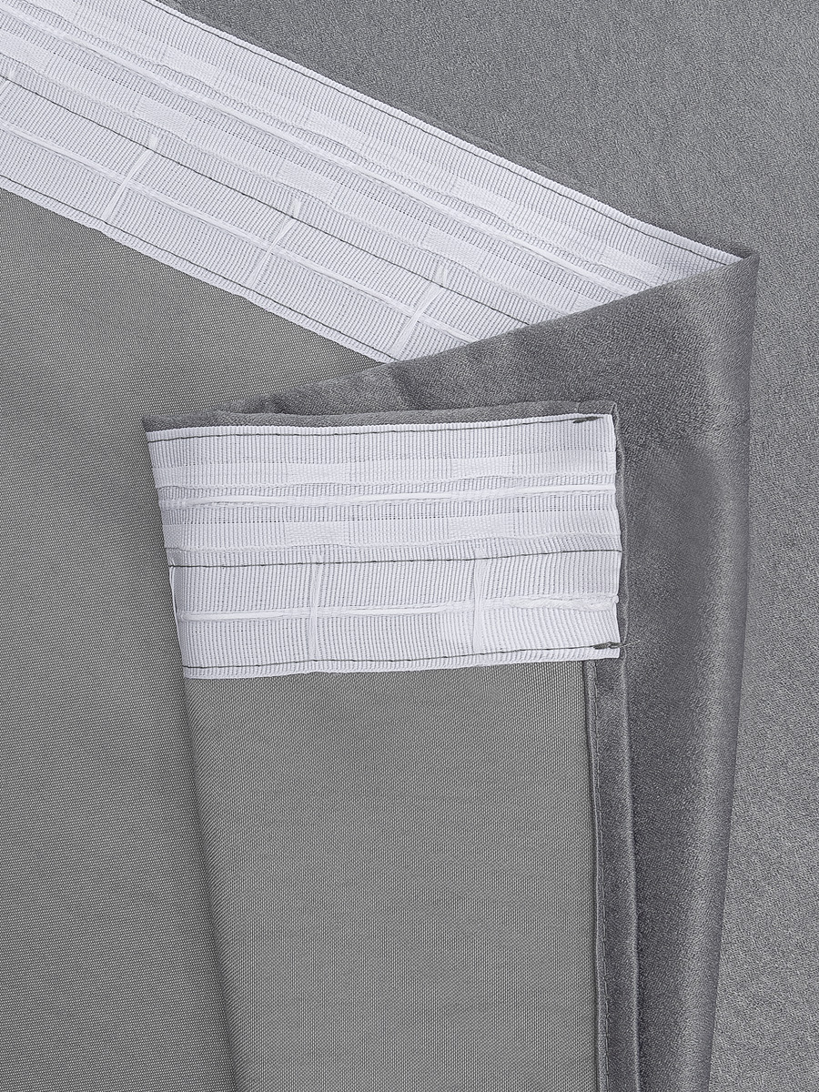 картинка Штора Amore Mio RR 6ML 42002-040 1,5*2,7*2 серый nc 