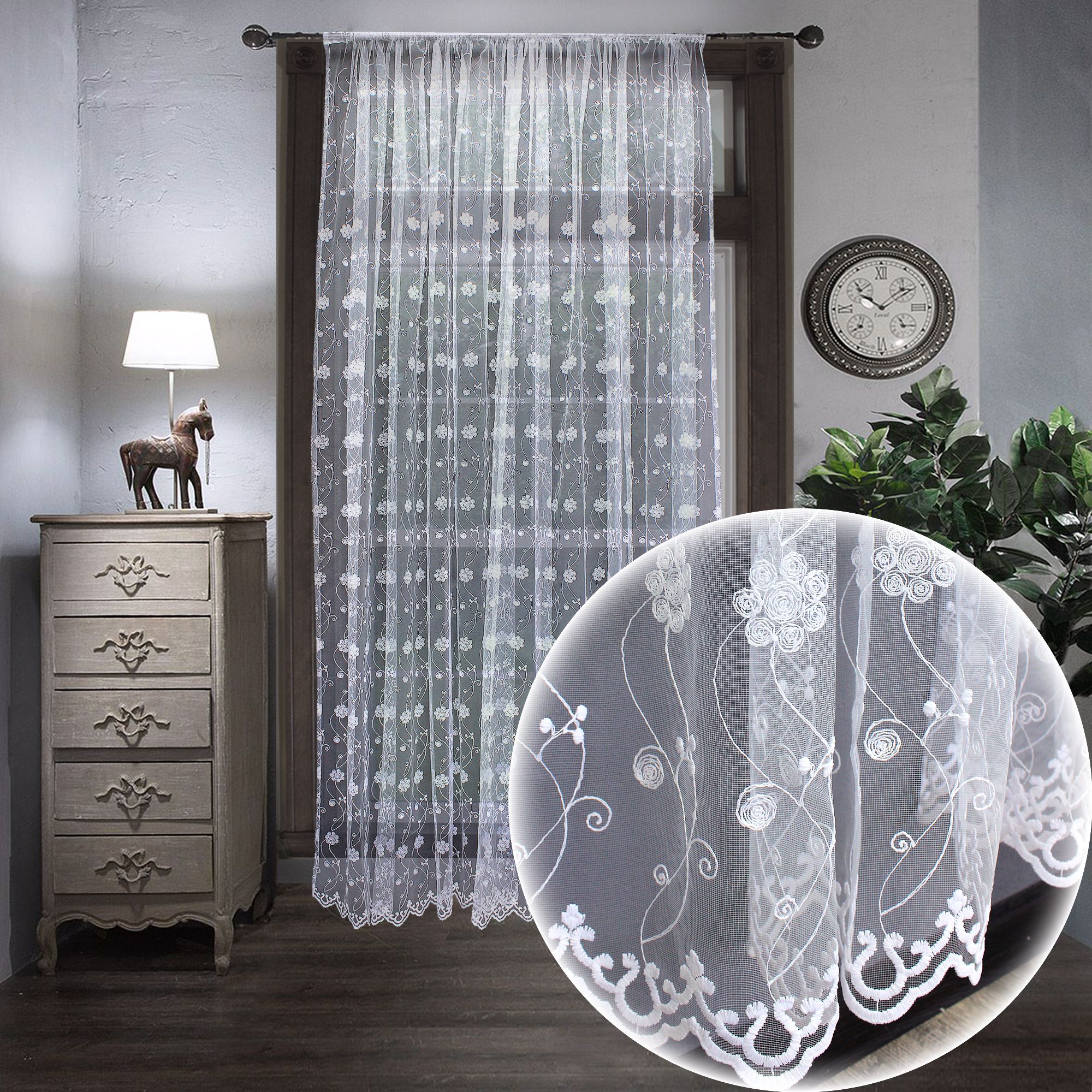 картинка Штора Amore Mio RR 12564-1401 3,0*2,7*1 белый 