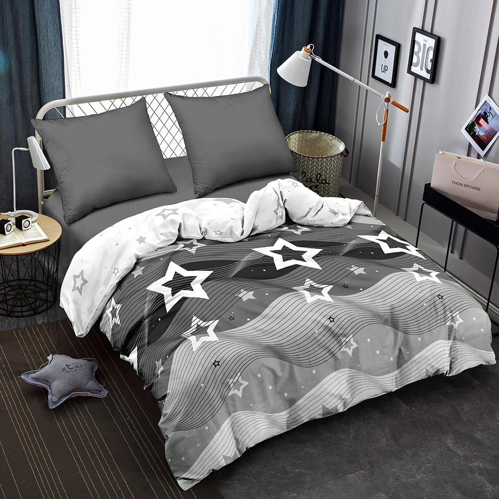 картинка Постельное бельё Amore Mio BZ QR Stars EURO LUX P combo 