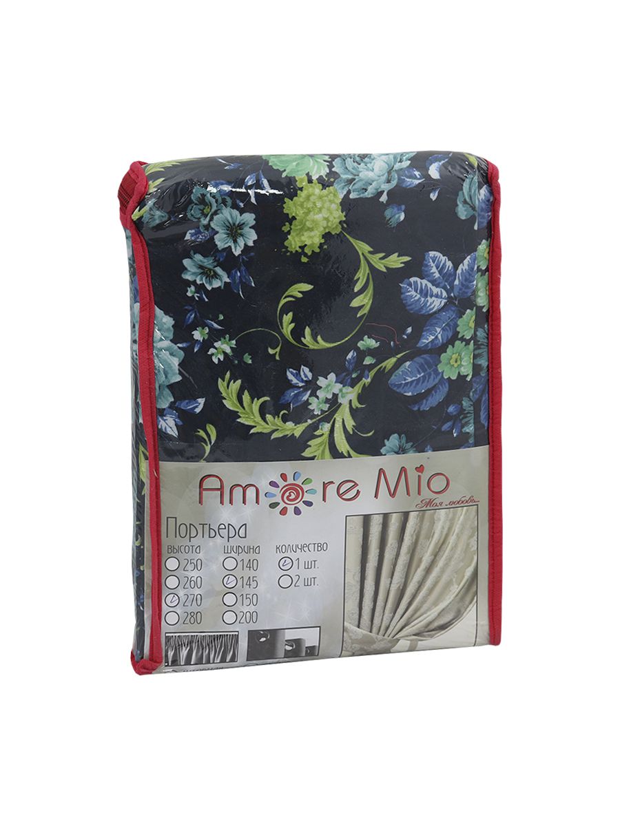 картинка Штора Amore Mio RR 7283-02 1,4*2,7*1 синий 