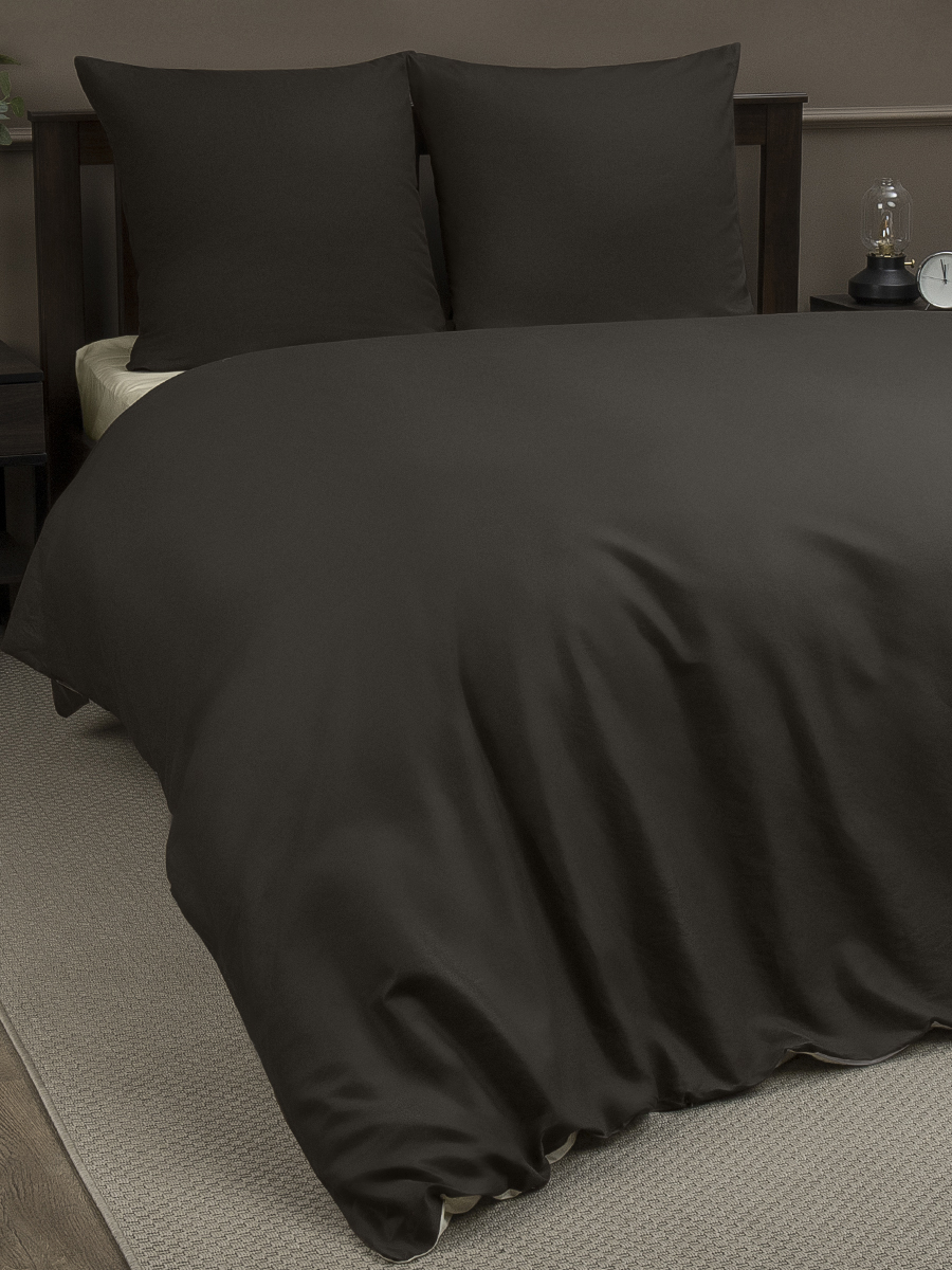 картинка Постельное бельё Amore Mio BZ QR Cappuccino DOUBLE max LUX Sp o 