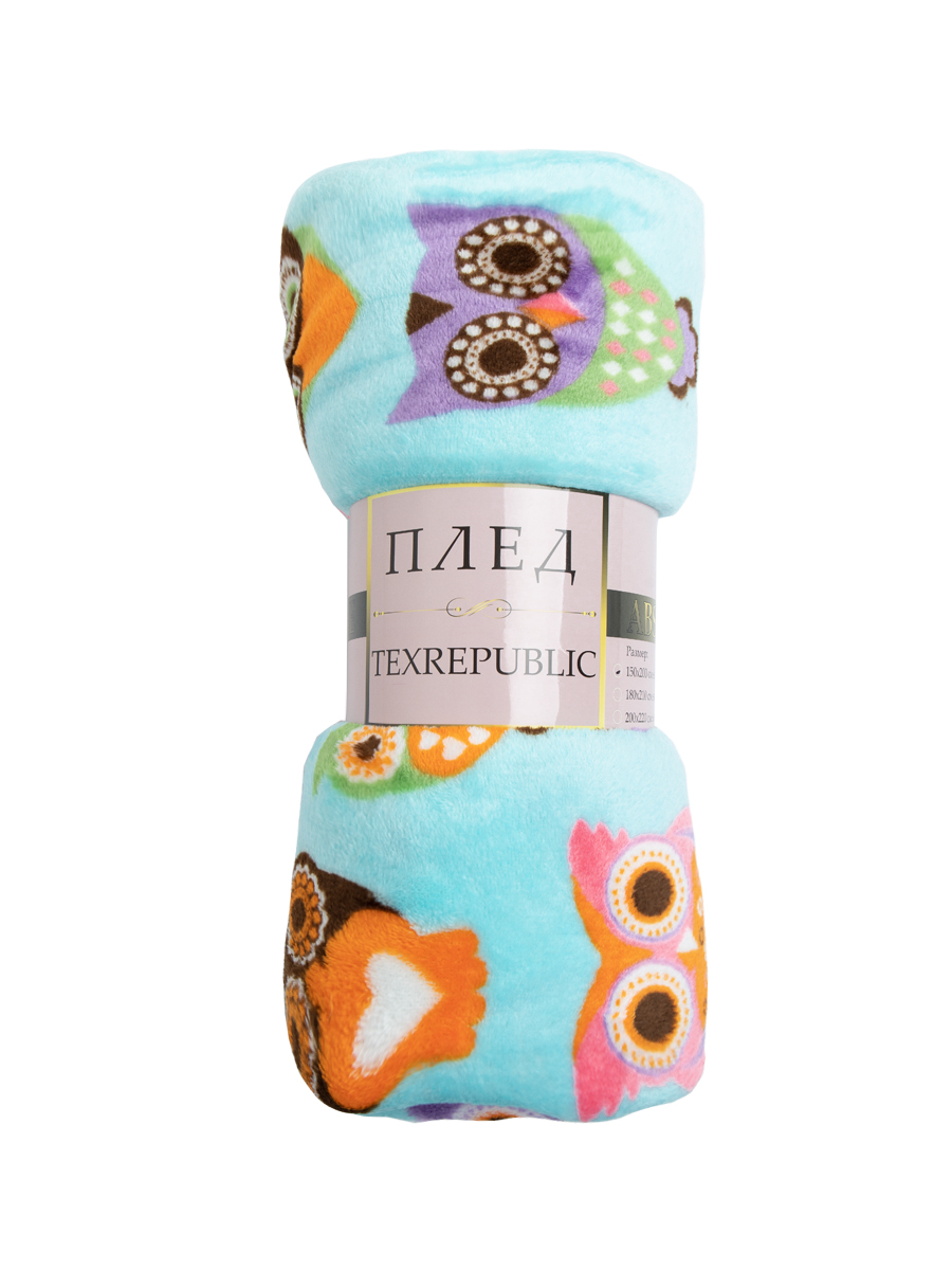 картинка Плед Texrepublic TF FN F61 b1520 Совы 