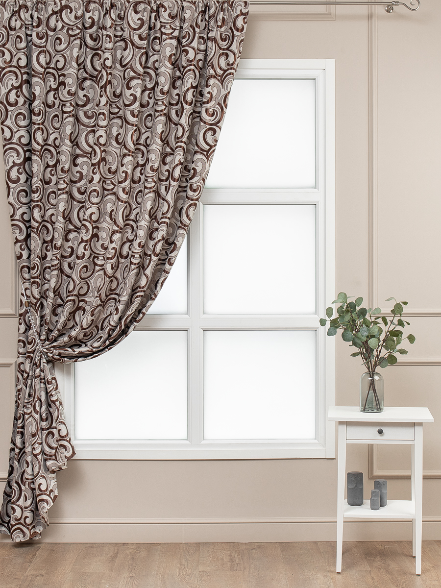 картинка Штора Amore Mio RR 1174-08 2,0*2,6*1 венге 