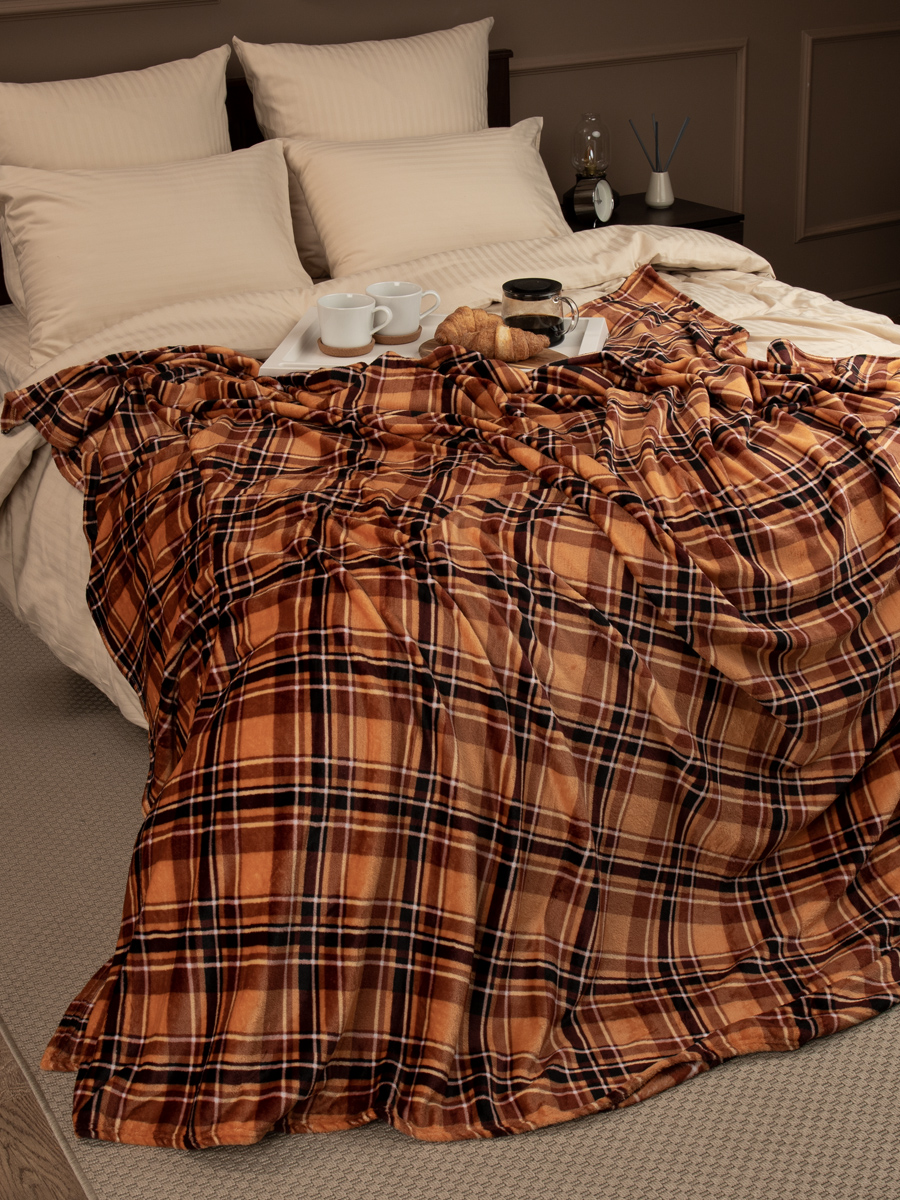 картинка Плед Texrepublic TF FN F133 b2022 Шотландка1 