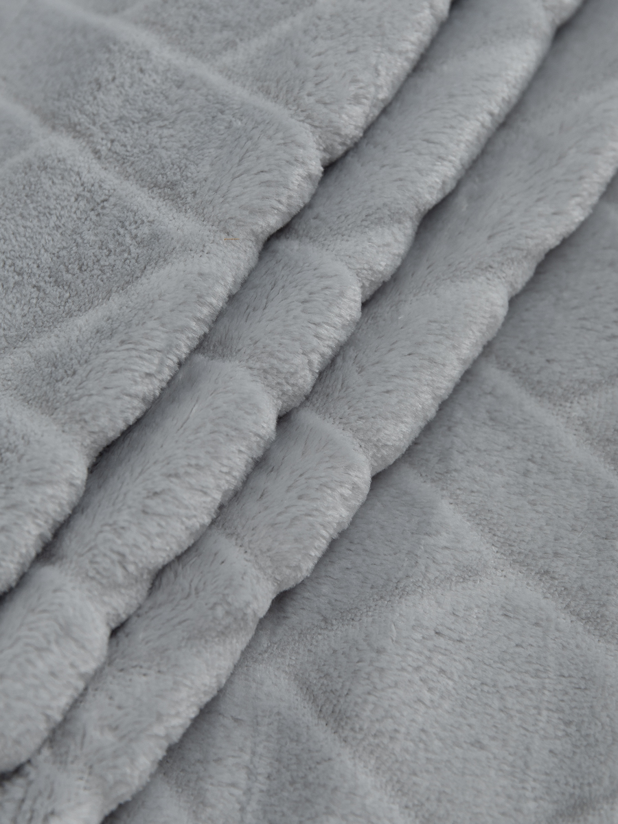 картинка Плед Texrepublic TF FNC GY2 1520 w-плетёнка 14-4105 