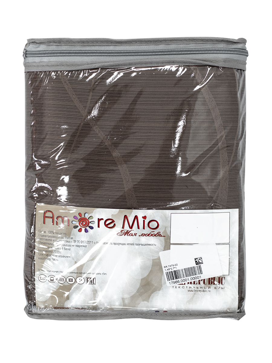 картинка Штора Amore Mio RR 7475-02 1,4*2,7*1 коричневый 