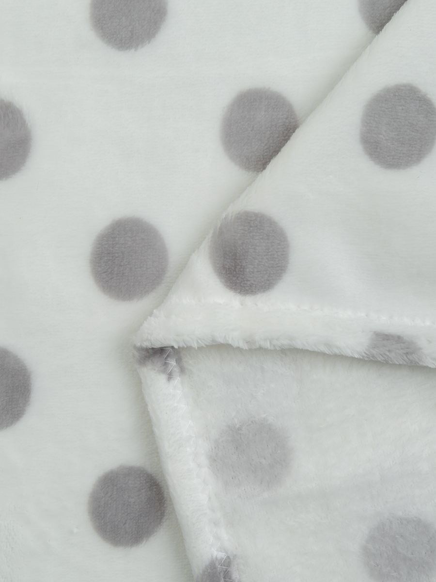 картинка Плед Texrepublic TF FN 917 W-GY 1114 Горох 