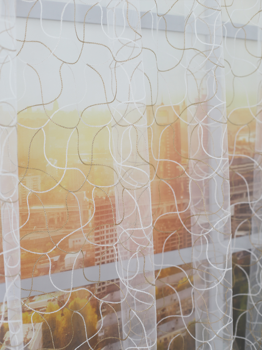 картинка Штора Amore Mio RR 12137-2386 3,0*2,7*1 золотой 