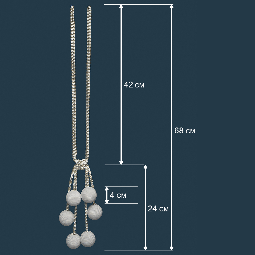 картинка Подхват д/штор Ajur HK SH-127 