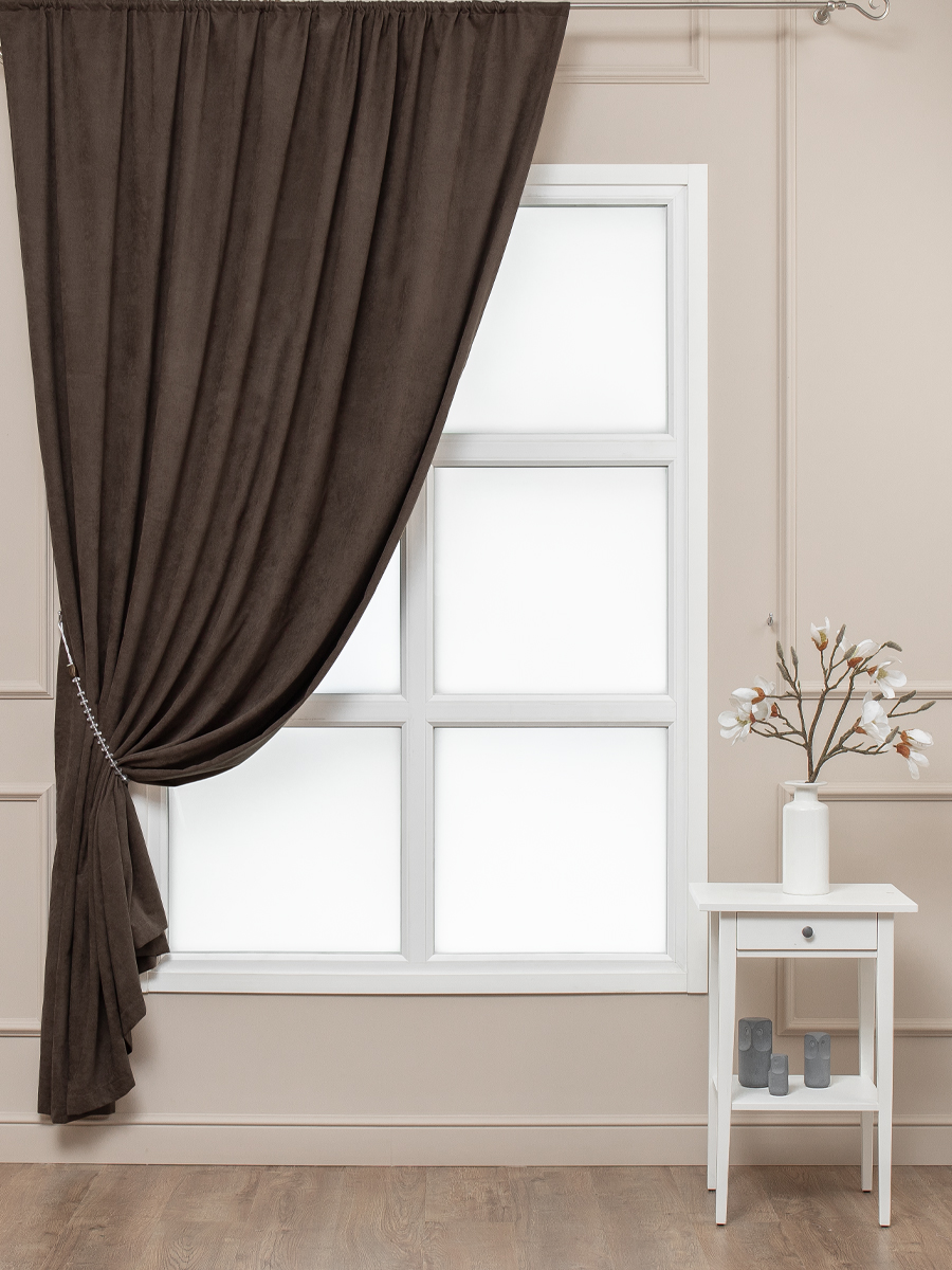 картинка Штора Amore Mio RR 1403-193 2,0*2,6*1 коричневый 
