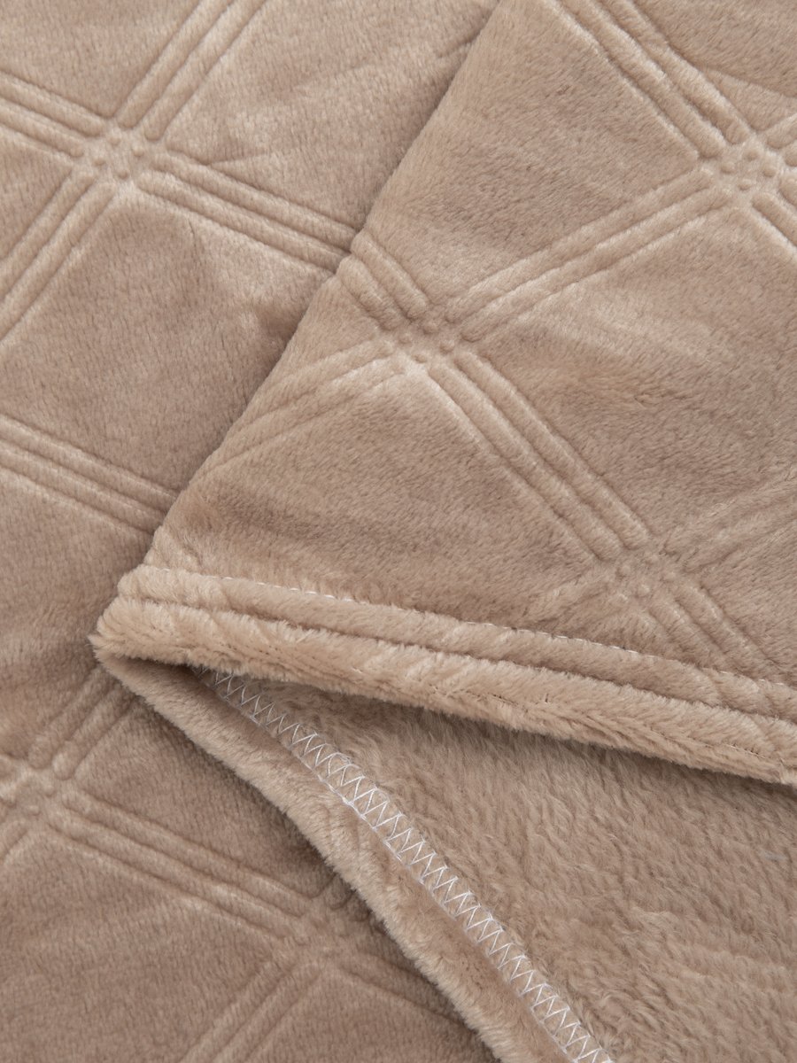 картинка Плед Texrepublic TF FNE BE-GY1 1520 c-клетка 16-1320 