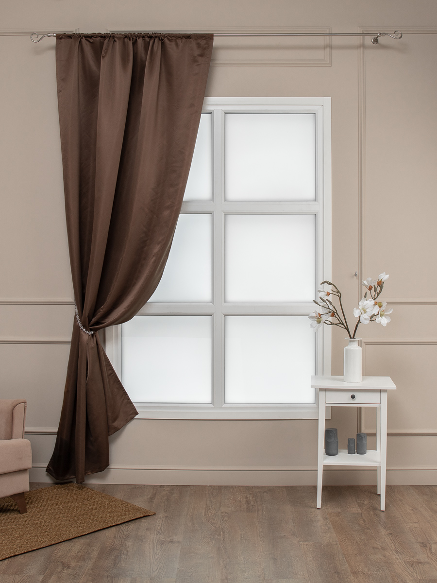 картинка Штора Amore Mio RR 3216-121 1,4*2,7*1 коричневый 