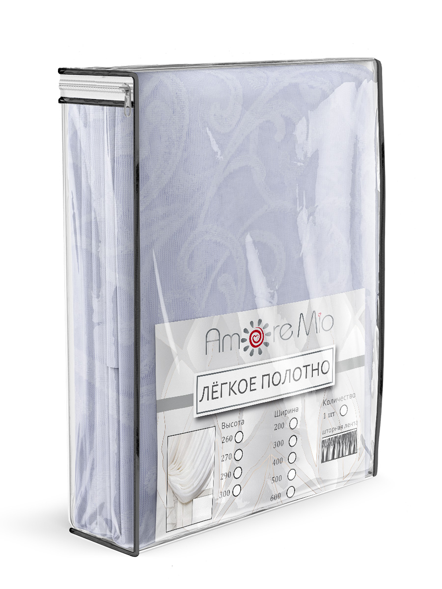 картинка Штора Amore Mio RR H 4002 3,0*2,7*1 белый 