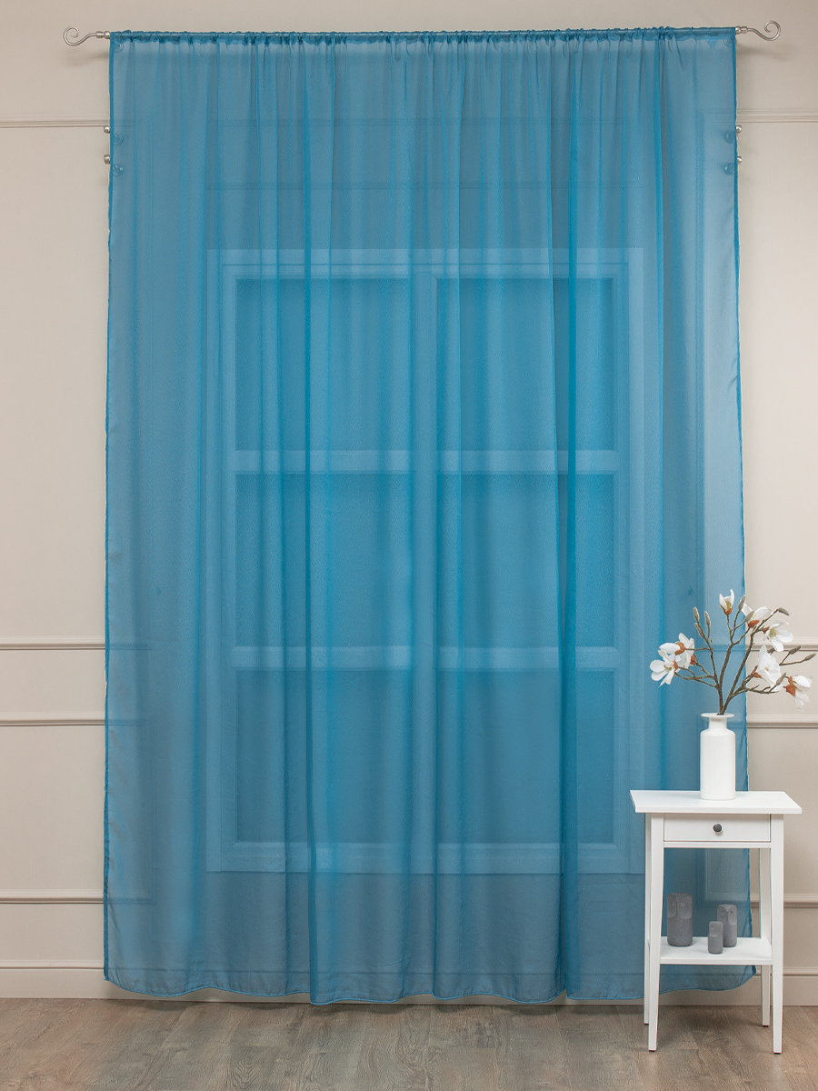 картинка Штора Amore Mio RR 31483-44050 ut 3,0*2,9*1 бирюзовый 