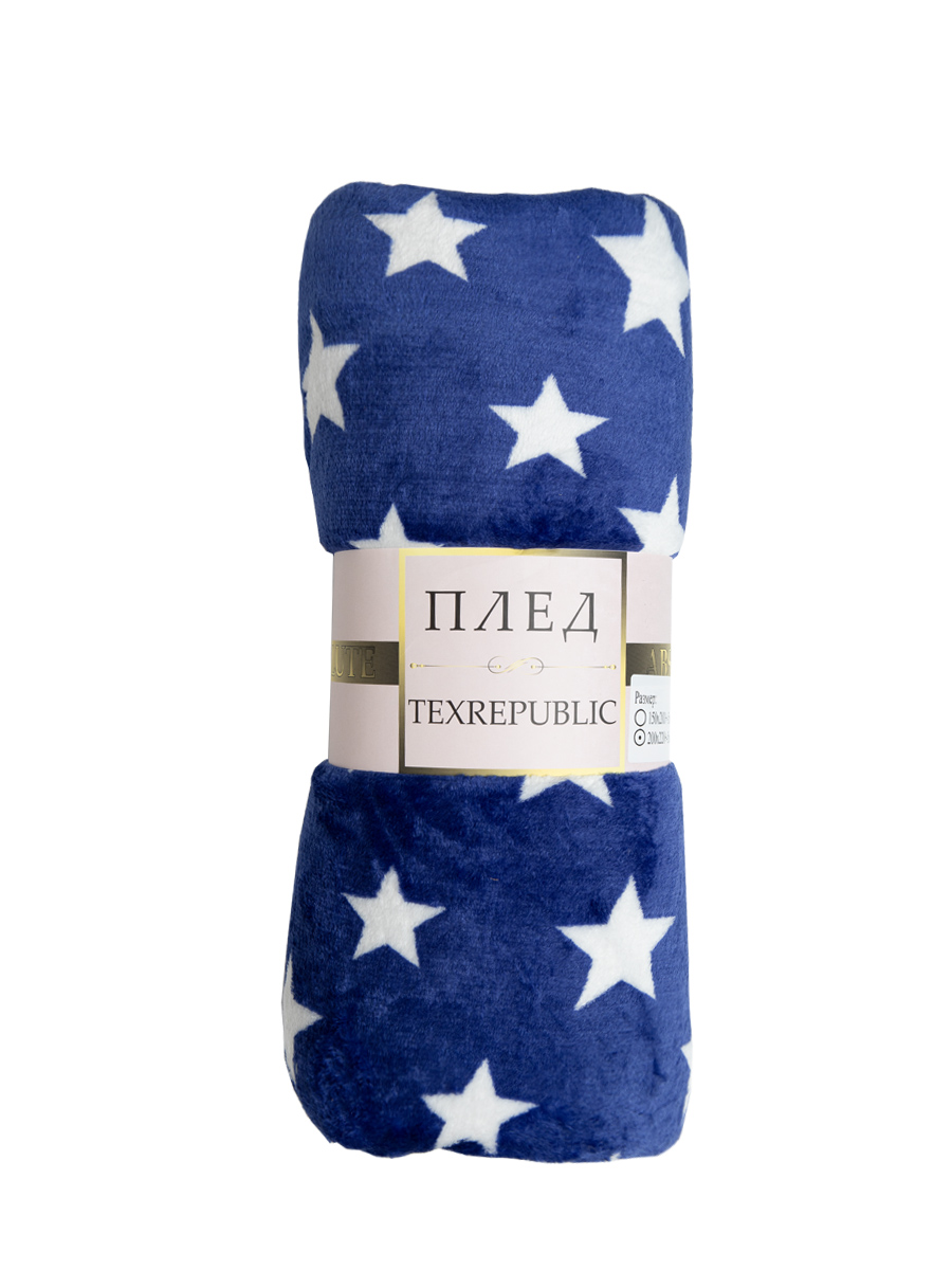 картинка Плед Texrepublic TF FN F107BL4 b2022 Звёзды 
