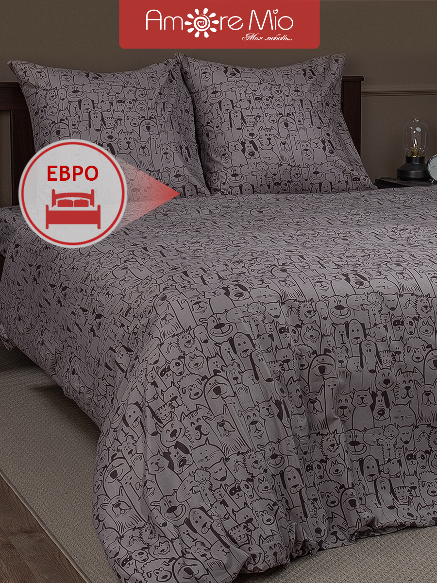 картинка Постельное бельё Amore Mio BZ Dogs EURO M 