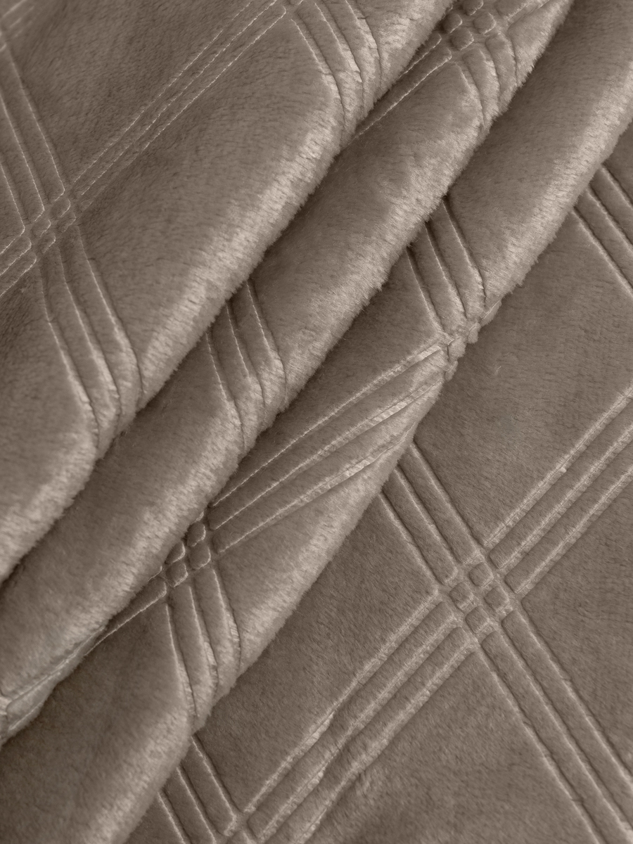 картинка Плед Texrepublic TF FNE BE-GY3 006/2022 c-клетка NC 