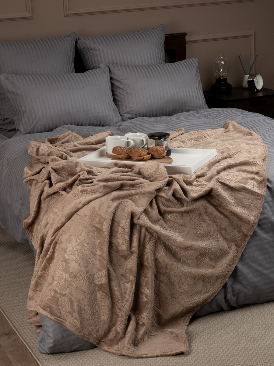 картинка Плед Texrepublic TF FNE BR2 1520 d-дамаск 18-1017 