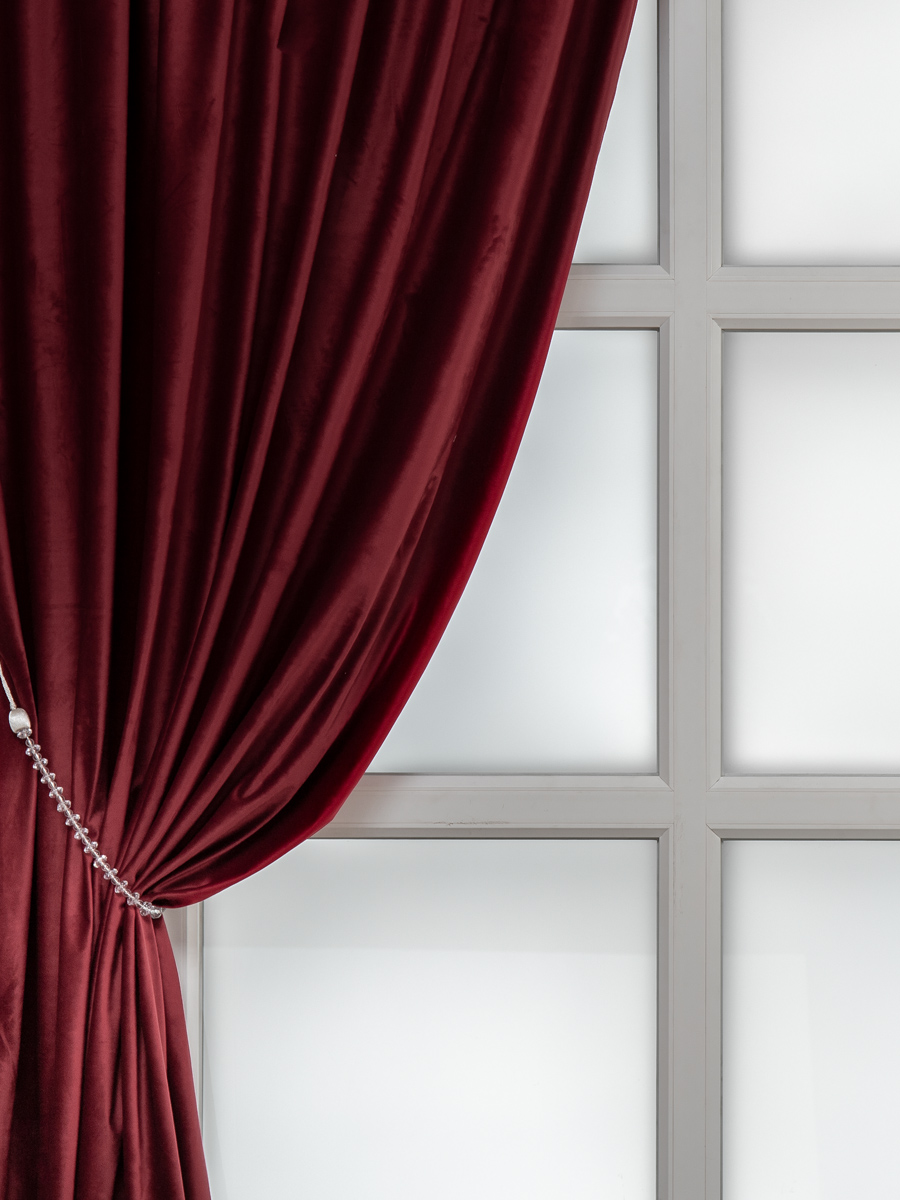 картинка Штора Amore Mio RR 6ML T66-102 1,8*2,7*1 бордовый 