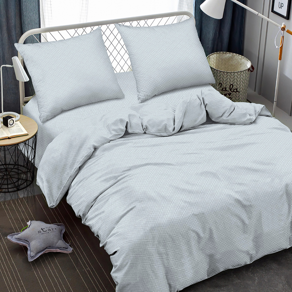 картинка Постельное бельё Amore Mio BZ QR Cross BL DOUBLE Mt 