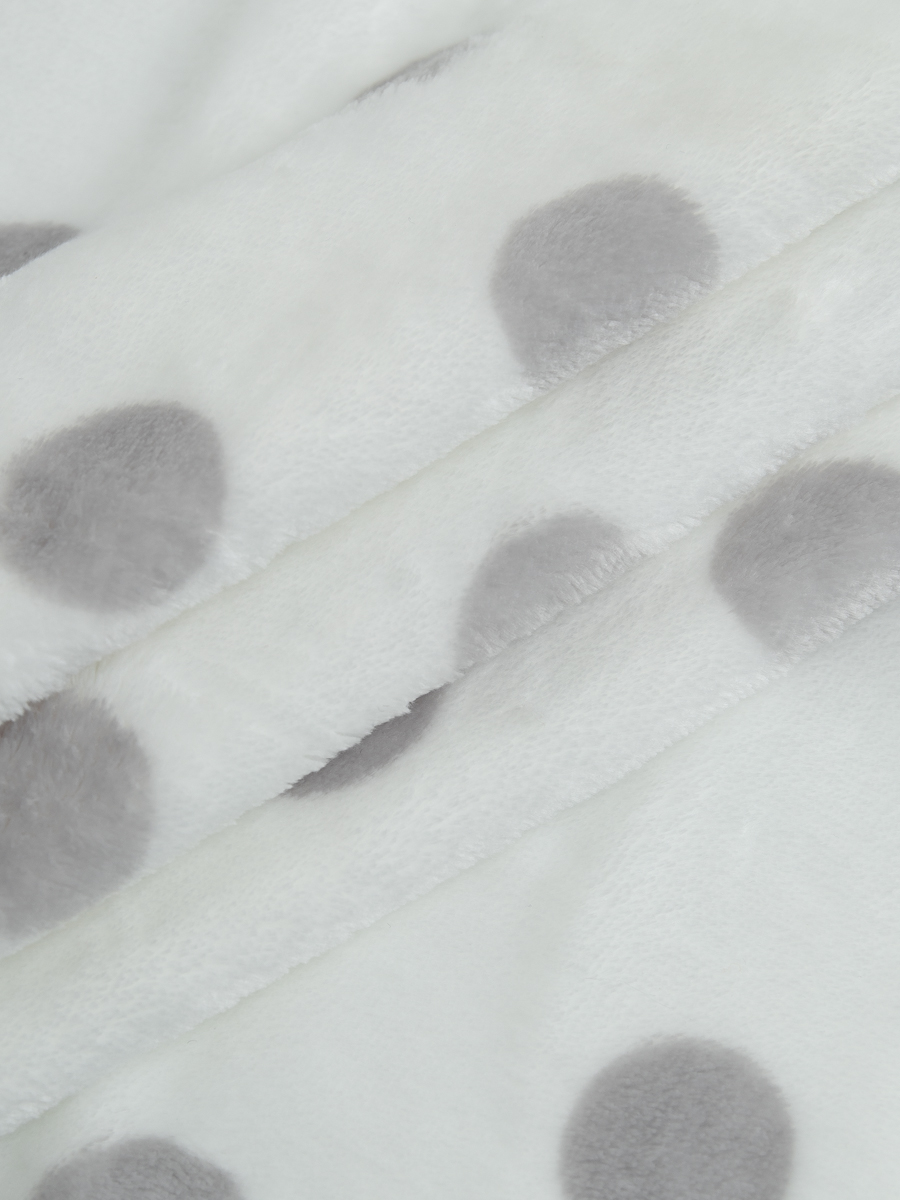 картинка Плед Texrepublic TF FN 917 W-GY 1114 Горох 