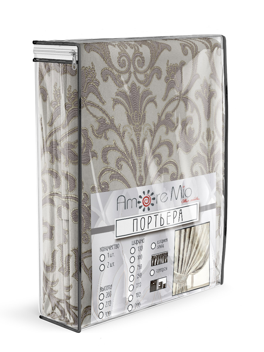 картинка Штора Amore Mio RR 700-TAB-05 2,0*2,6*1 венге 