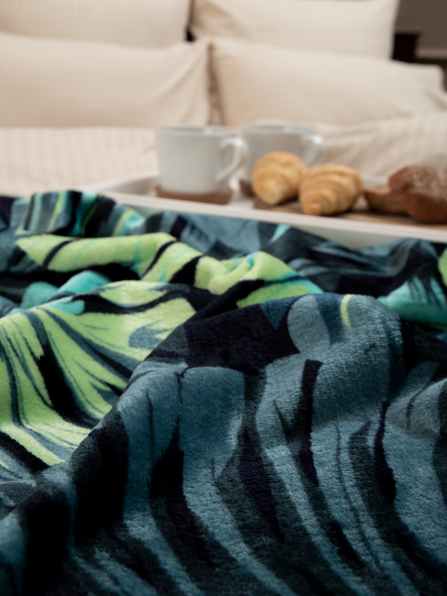 картинка Плед Texrepublic TF FN F123 a2022 Монстера 