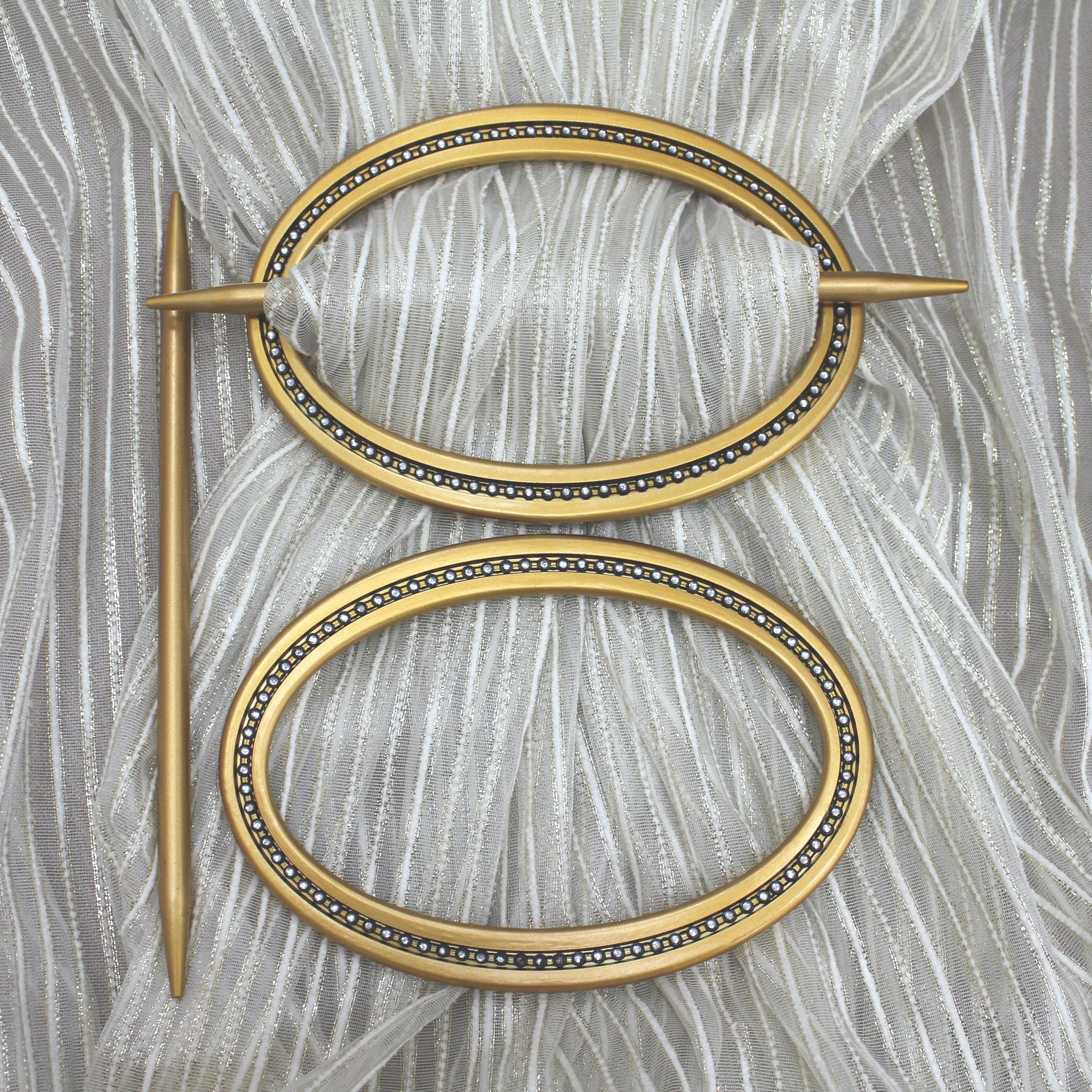 картинка Заколка для штор Ajur MI C6-2 oval 