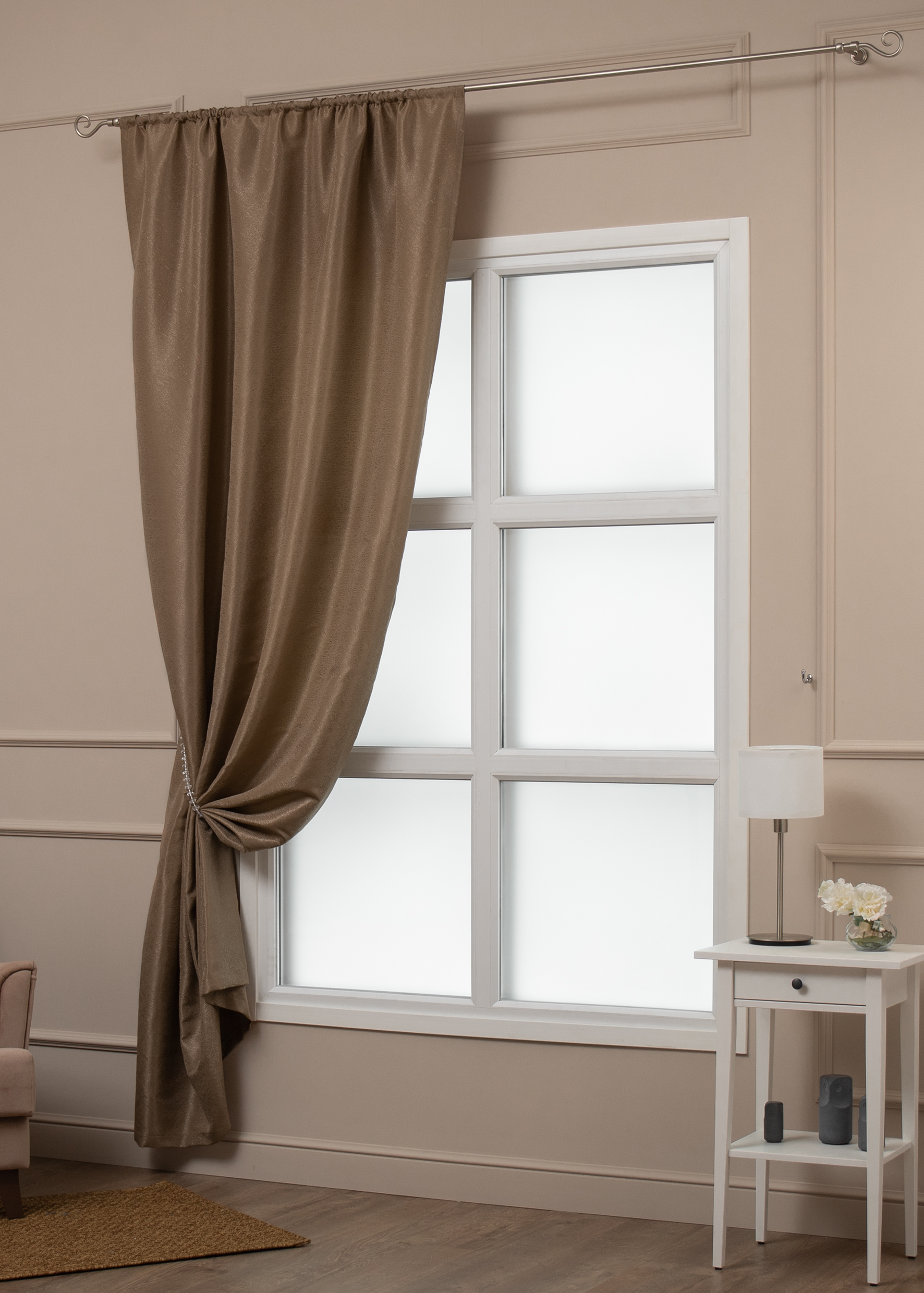 картинка Штора Amore Mio RR H9939-629 1,4*2,7*1 бежевый 