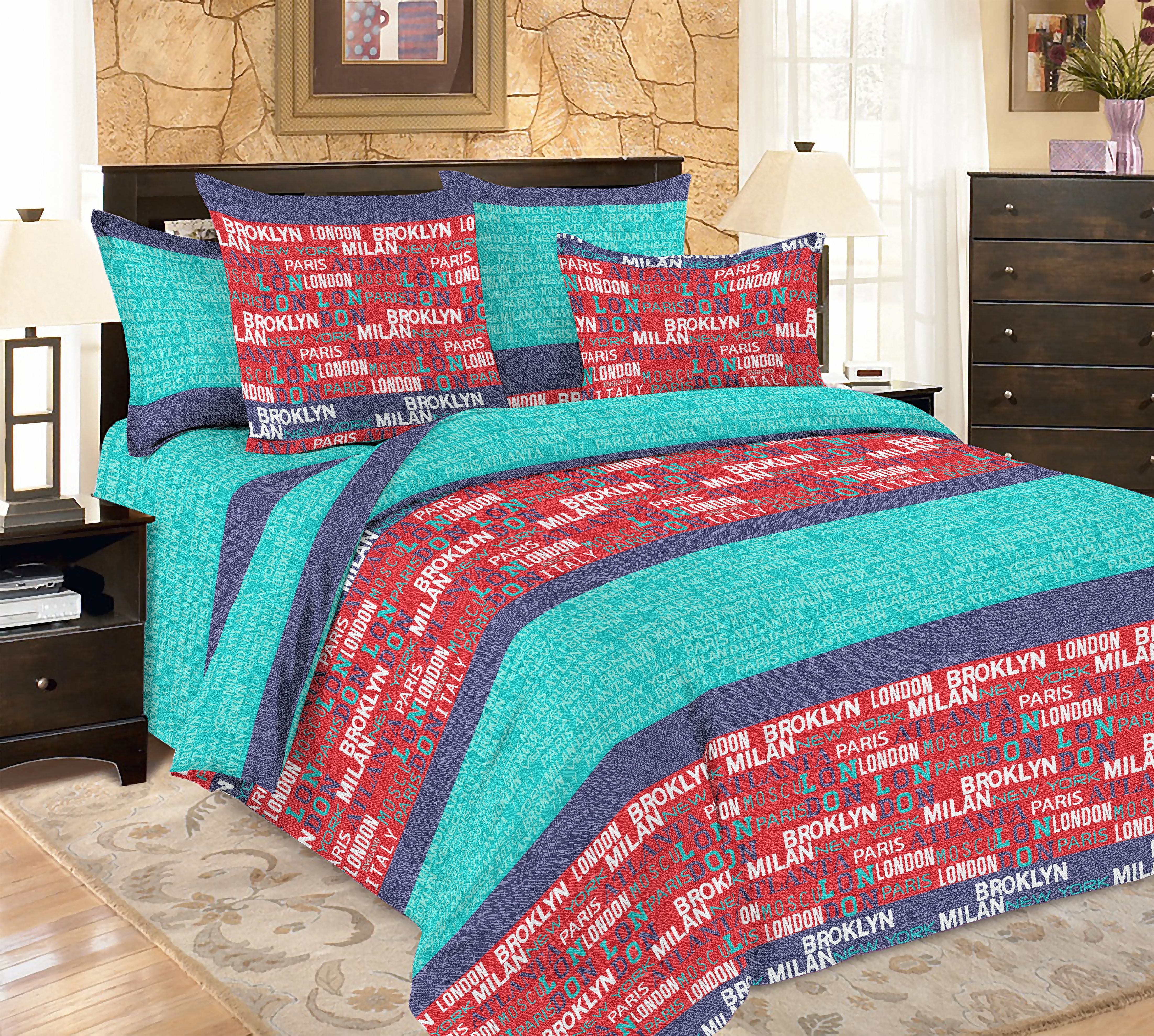 картинка Постельное бельё Amore Mio BZ QR Voyage DOUBLE M 