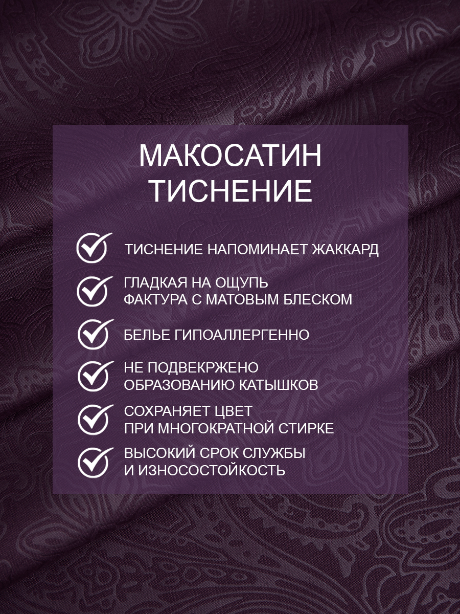 картинка Постельное бельё Amore Mio BZ QR Paisley BOR_50*70_SINGLE Mt 