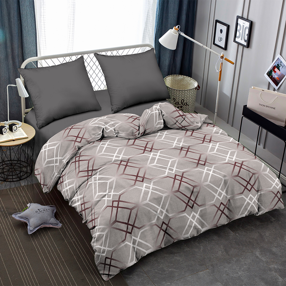 картинка Постельное бельё Amore Mio BZ QR Shadow DOUBLE LUX P combo 