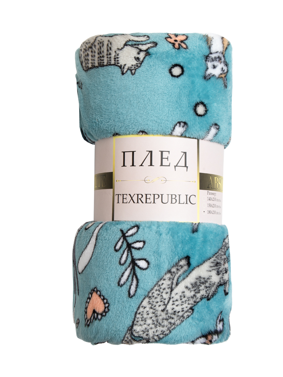 картинка Плед Texrepublic TF FN F132 b1420 Коты2 