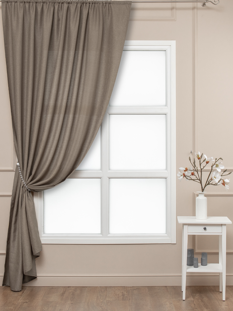 картинка Штора Amore Mio RR ZJM090-04 2,0*2,7*1 коричневый 