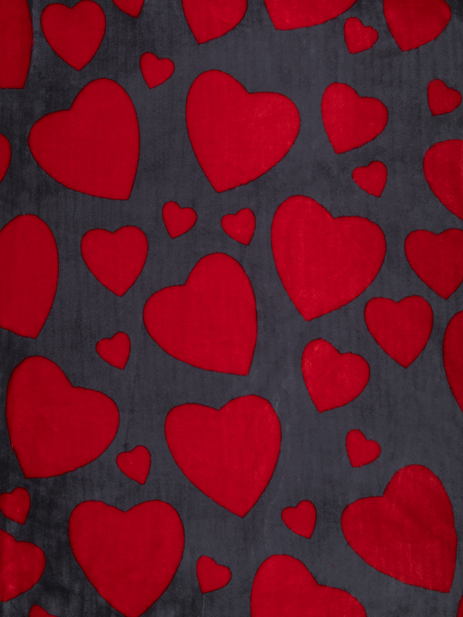 картинка Плед Texrepublic TF FN F113R b1821 Сердечки 