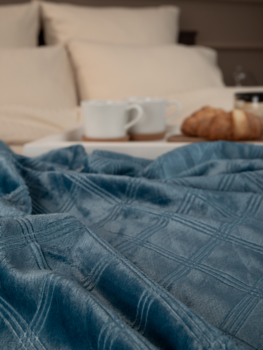 картинка Плед Texrepublic TF FNE BL7 034/1520 c-клетка NC 