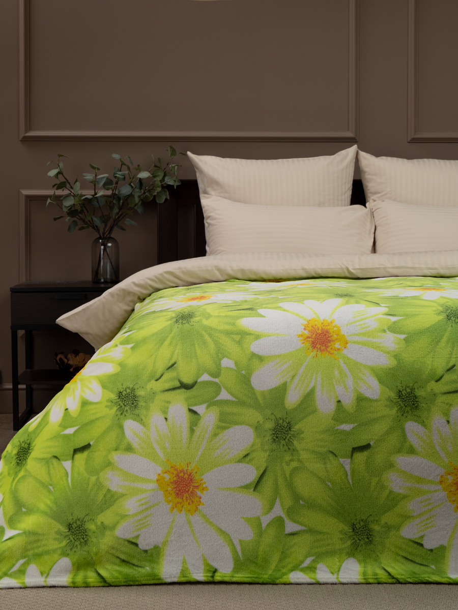 картинка Плед Texrepublic TF FN F116GR b1520 Ромашки 