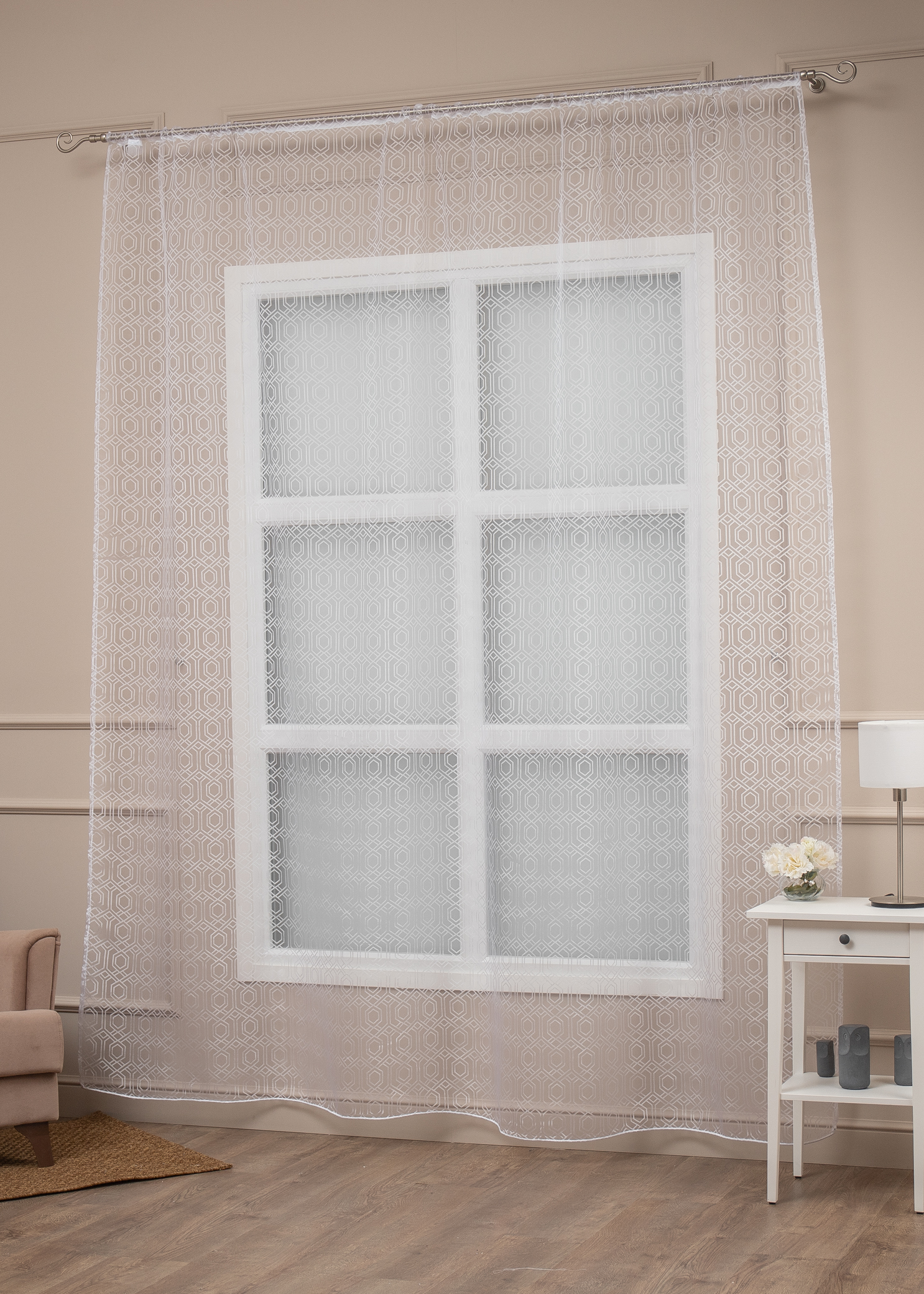 картинка Штора Amore Mio RR 4PL 3239-01 ut 2,5*2,6*1 белый 