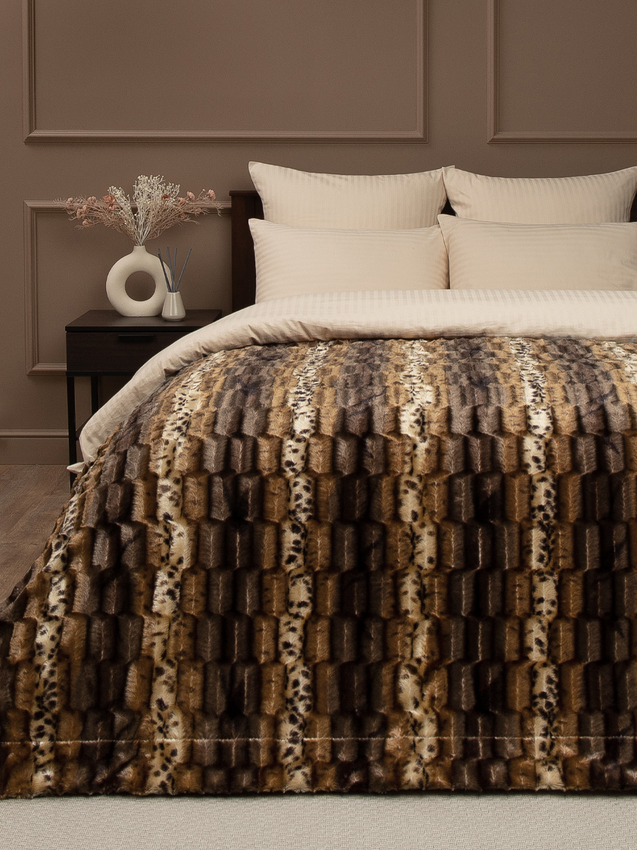 картинка Плед Buenas Noches искусст мех TF F070BR2 011/2224 Норка темная NC 