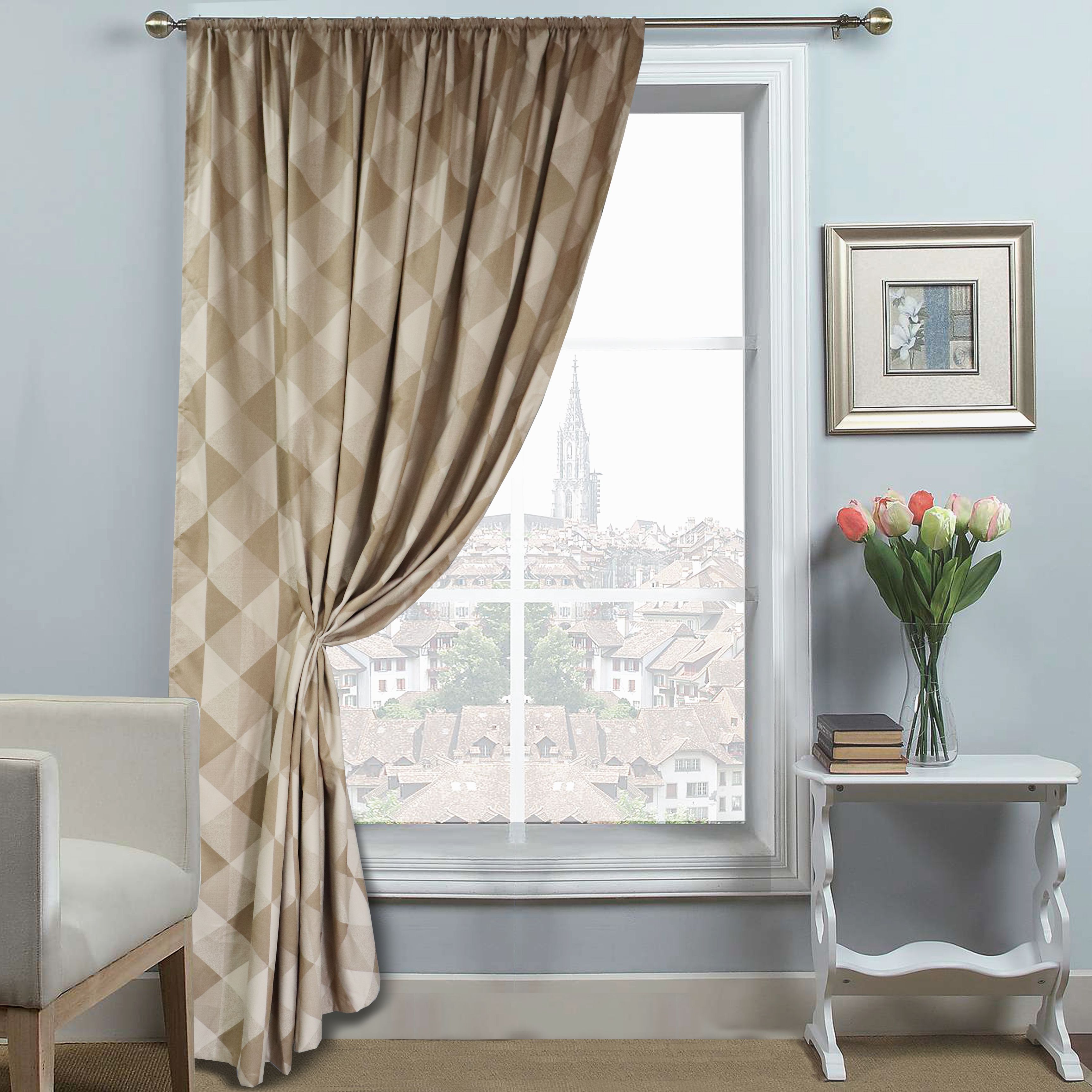 картинка Штора Amore Mio RR Zeli62-02-2564H 2,0*2,7*1 бежевый 