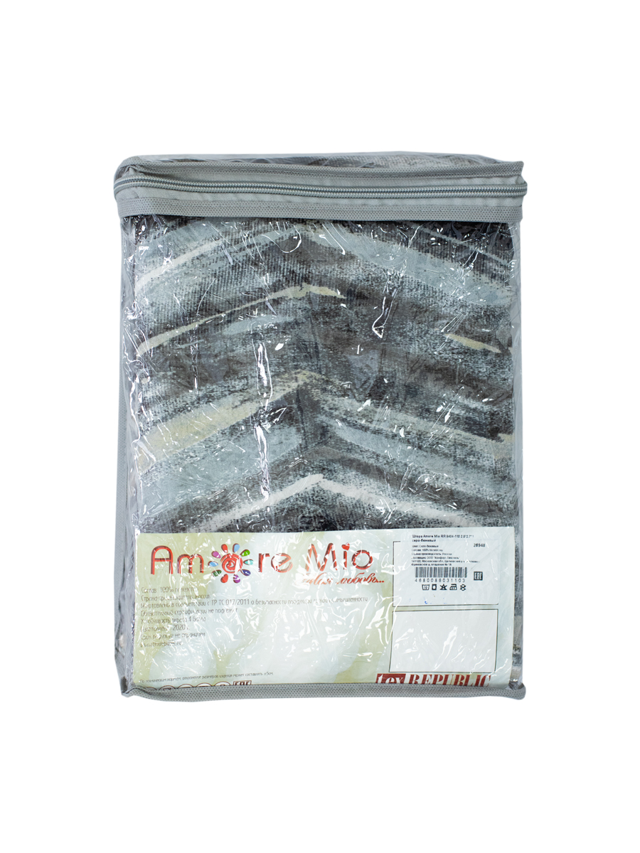 картинка Штора Amore Mio RR 9404-110 2,0*2,7*1 серо-бежевый 