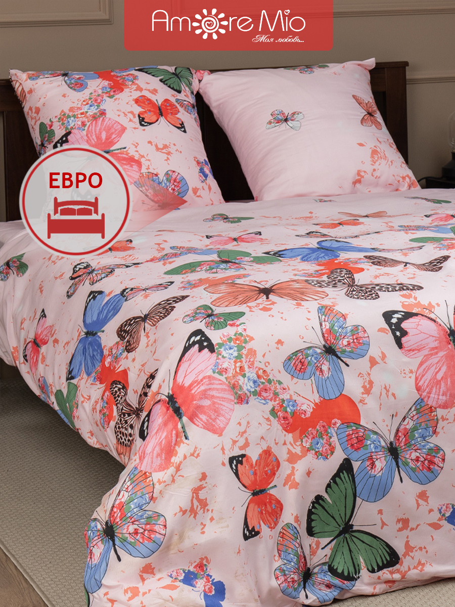 картинка Постельное бельё Amore Mio BZ Butterflies EURO M 