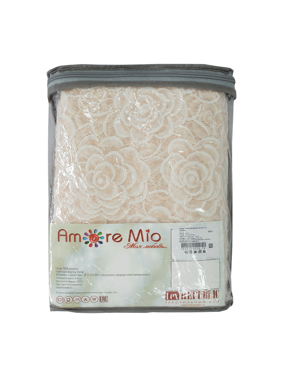картинка Штора Amore Mio RR H 503-2D 3,0*1,6*1 шампань 