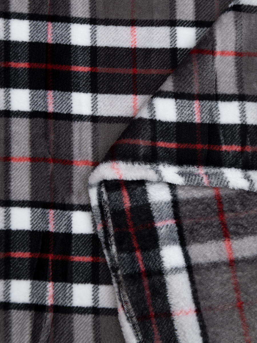 картинка Плед Texrepublic TF FN F137 a2022 Шотландка серая 